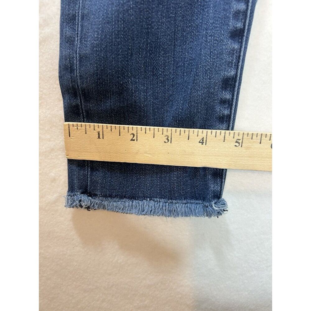 Pilcro And The Letterpress Anthropologie Script Jeans Size 28 Womens Raw Hem Med - Picture 6 of 8